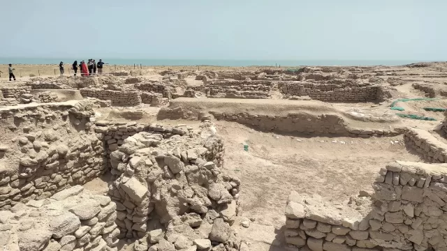 الموقع الاثري في جزيرة فيلكا الكويتية