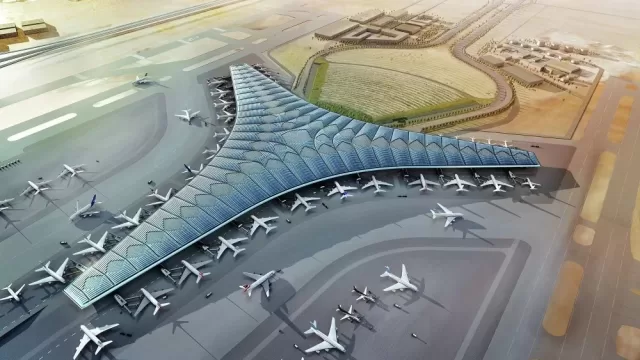 مبنى الركاب الجديد في مطار الكويت الدولي