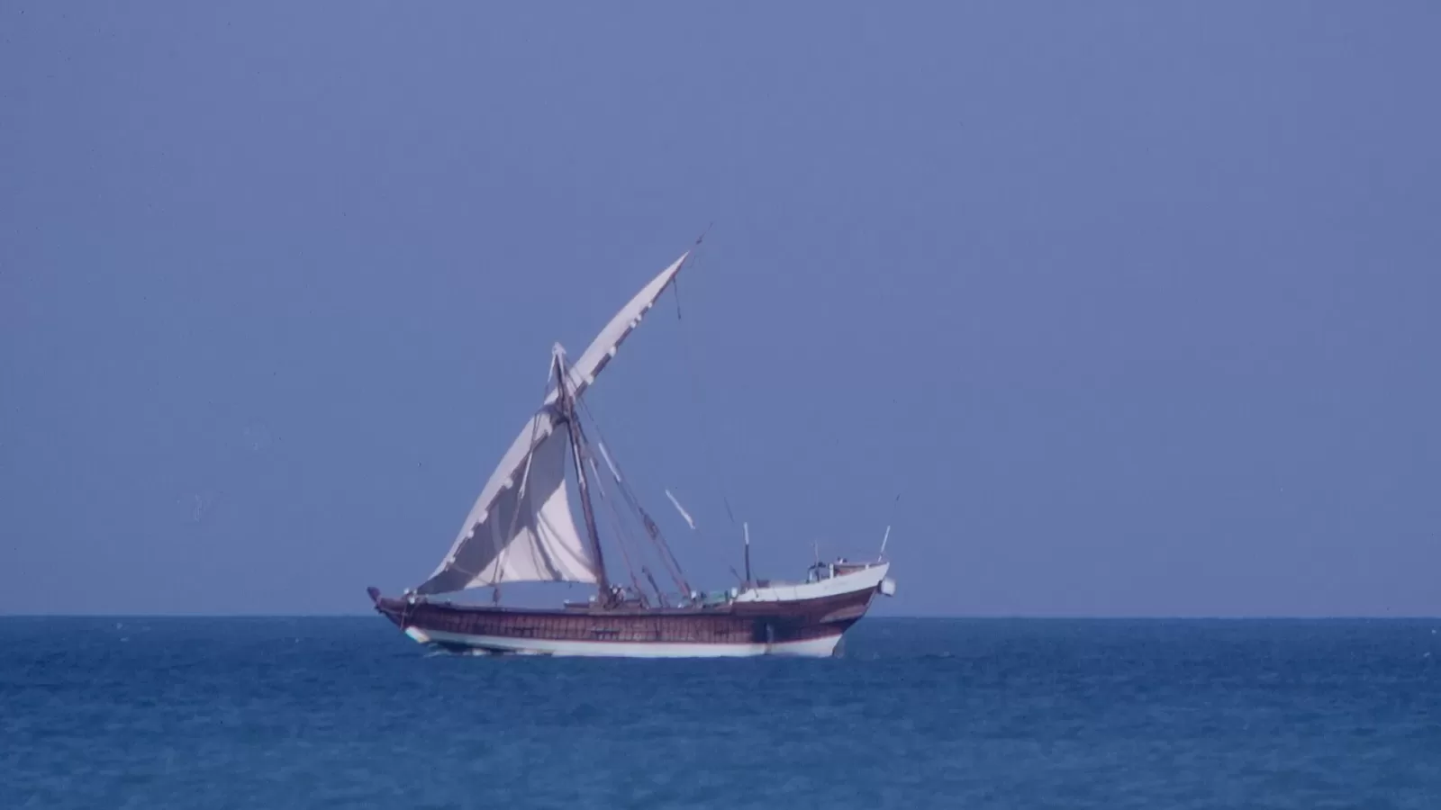 A Gulf baghlah sailing ship