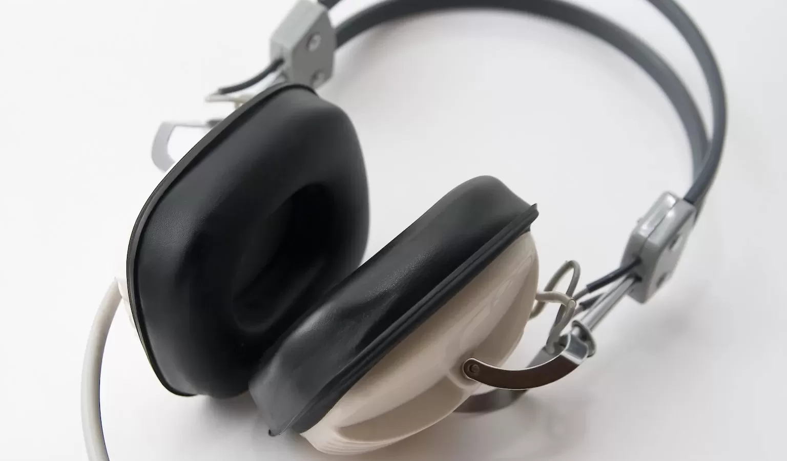 A pair of over-ear headphones