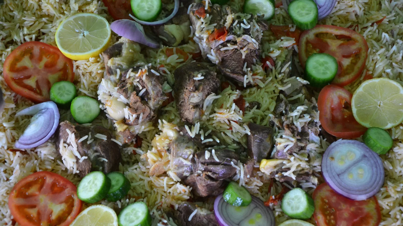 طبق كبسة