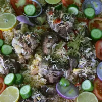طبق كبسة