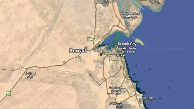 A map of Kuwait showing its governorates