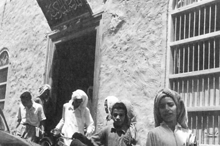The building of the Mubarakiya school in Kuwait City