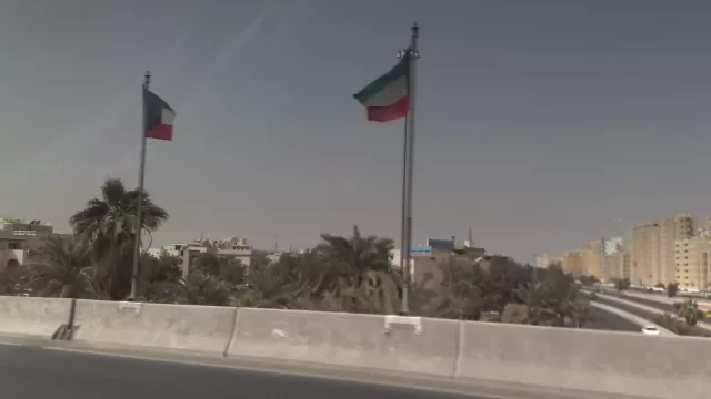 Traffic on the Fourth Ring Road in Kuwait