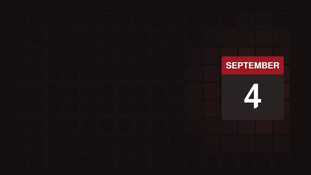 4 September: What Happened On This Day