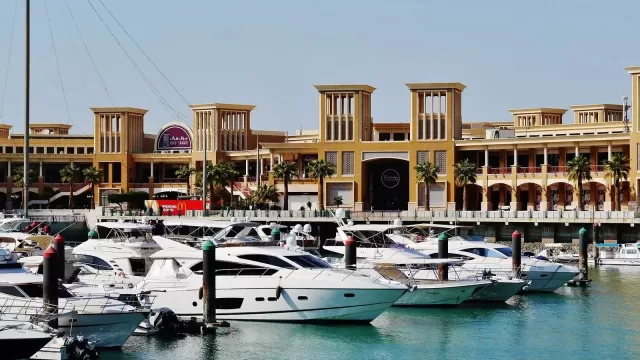 Souq Sharq and its marina on the Kuwait City waterfront