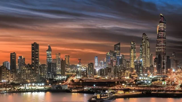 The waterfront of Kuwait where the desert meets the Gulf