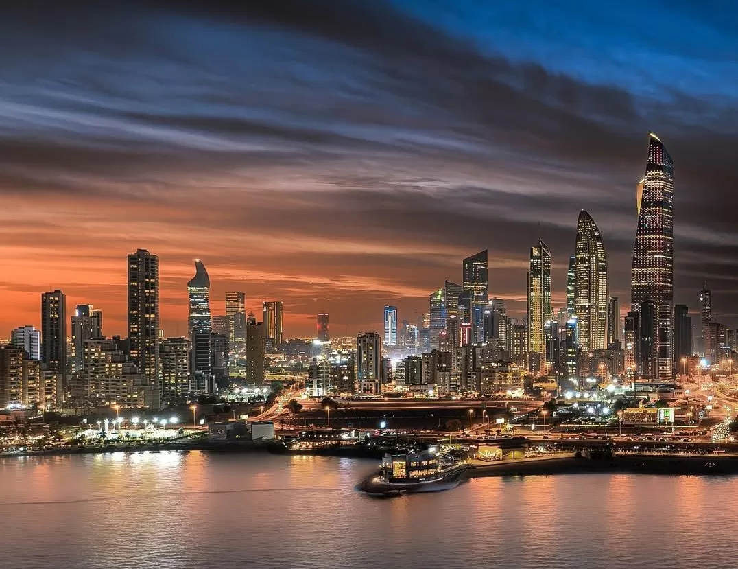 The waterfront of Kuwait where the desert meets the Gulf