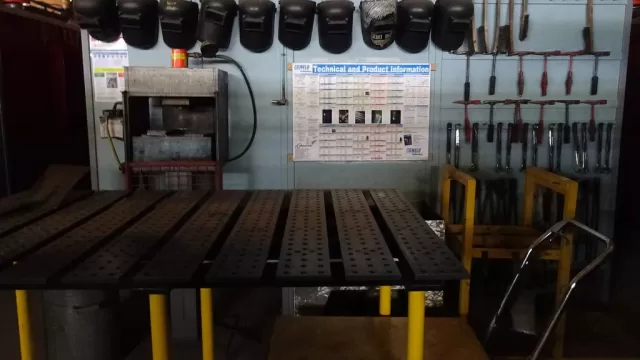 A vocational training workshop