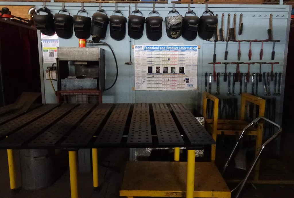 A vocational training workshop