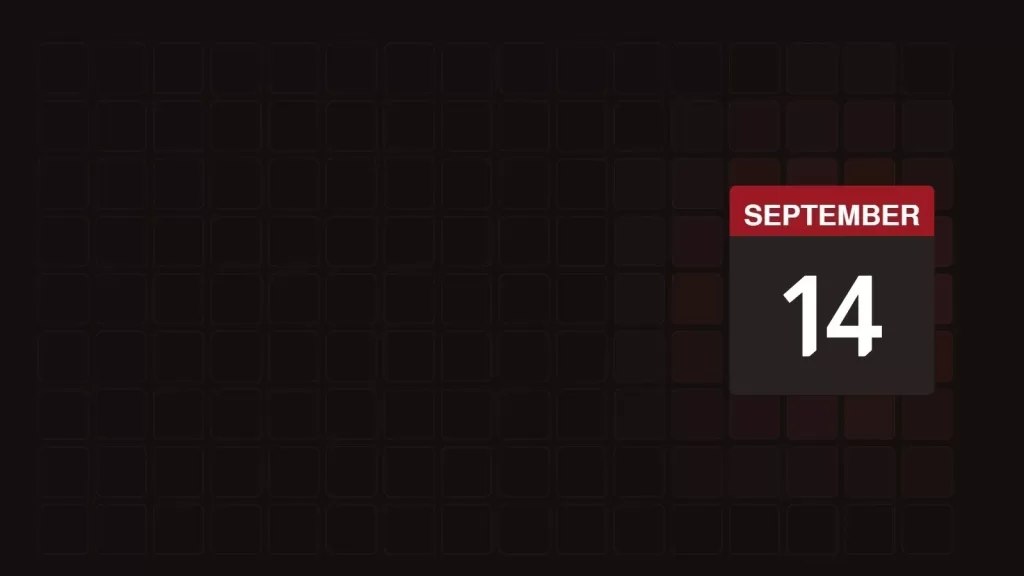 14 September: What Happened on This Day