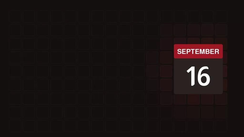 16 September: What Happened On This Day