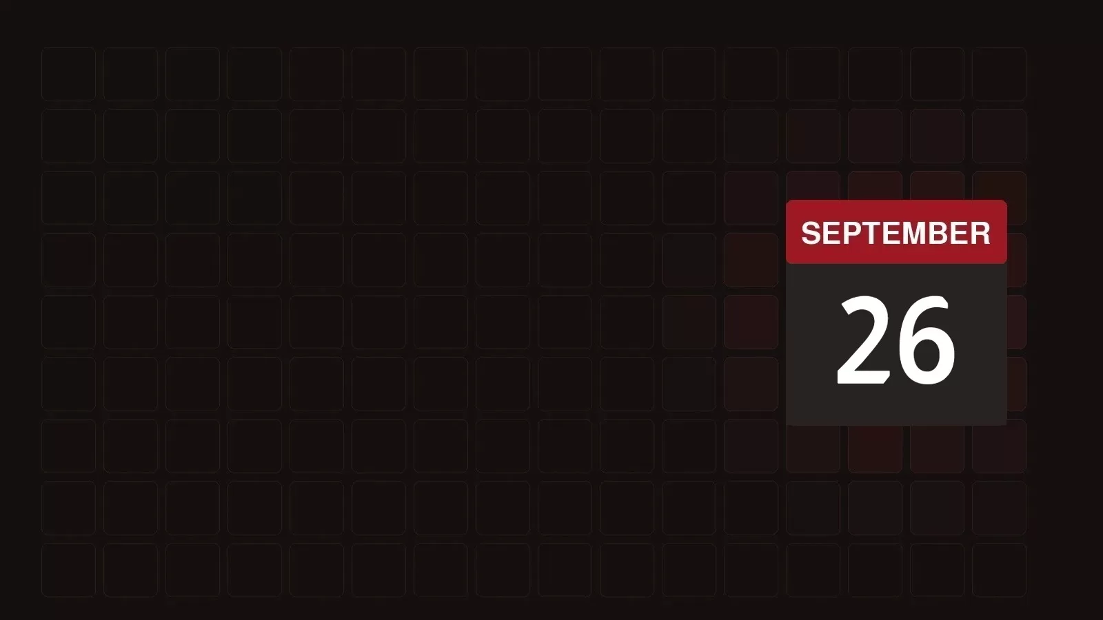 26 September