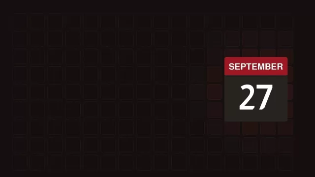 27 September