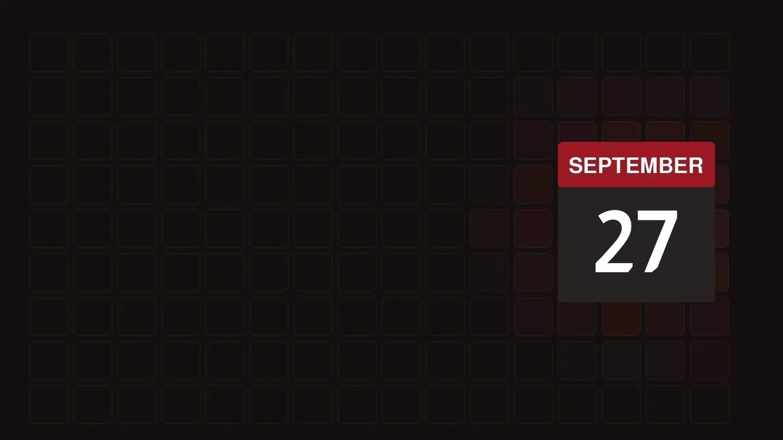 27 September