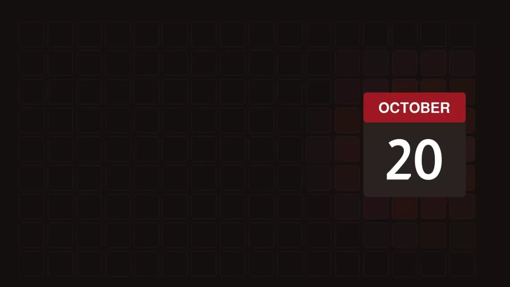 20 October: What Happened On This Day