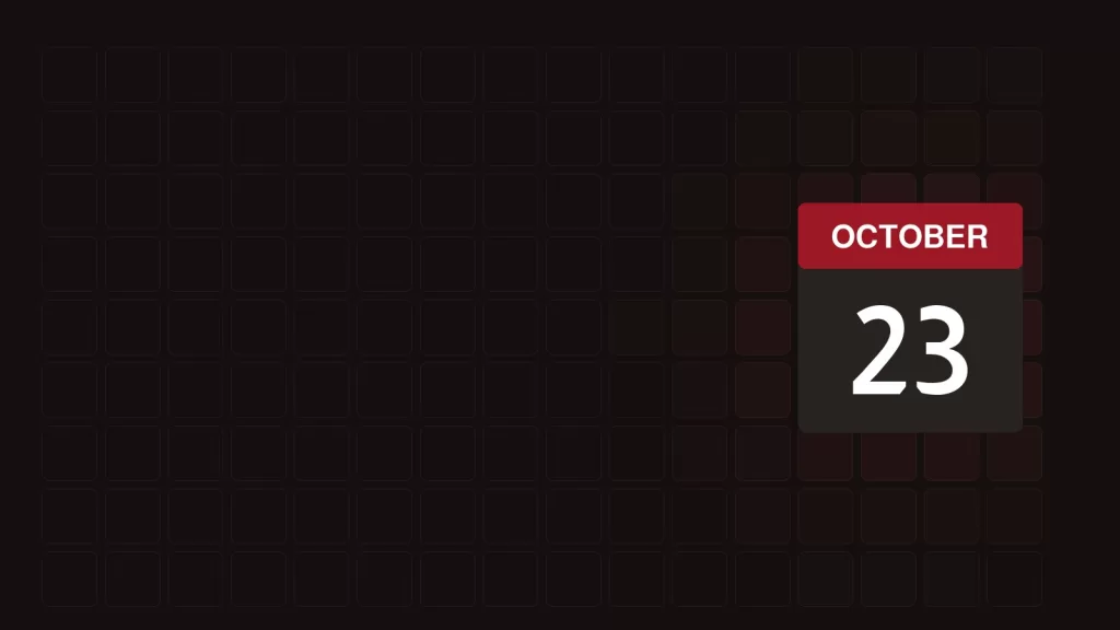 23 October: What Happened On This Day