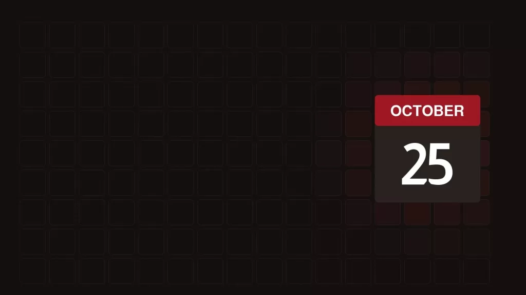 25 October: What Happened On This Day