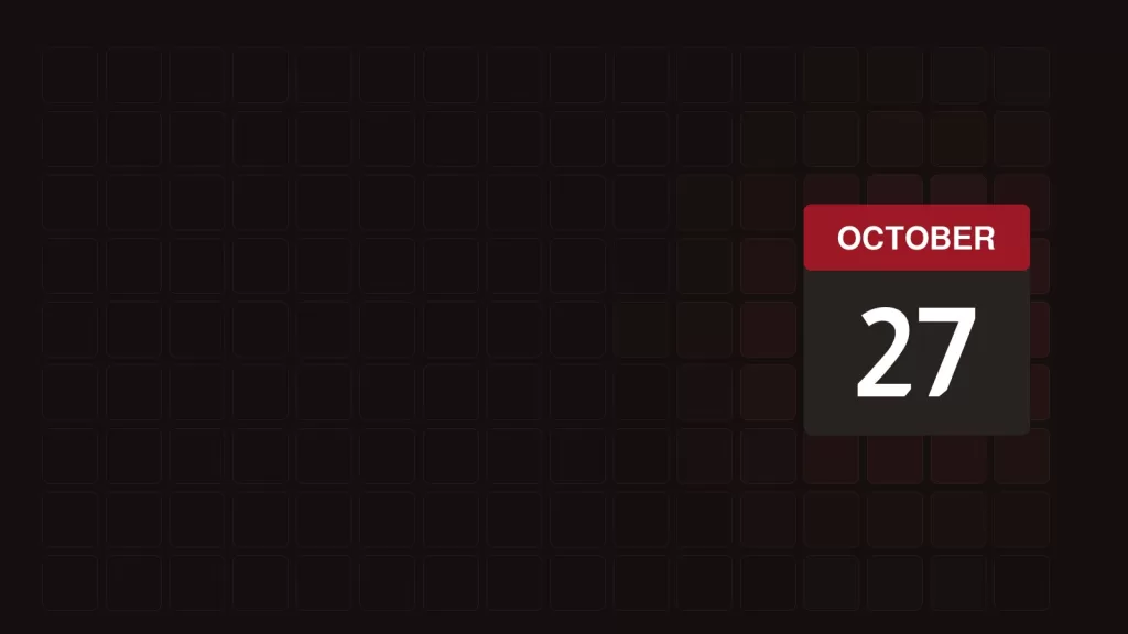 27 October: What Happened On This Day