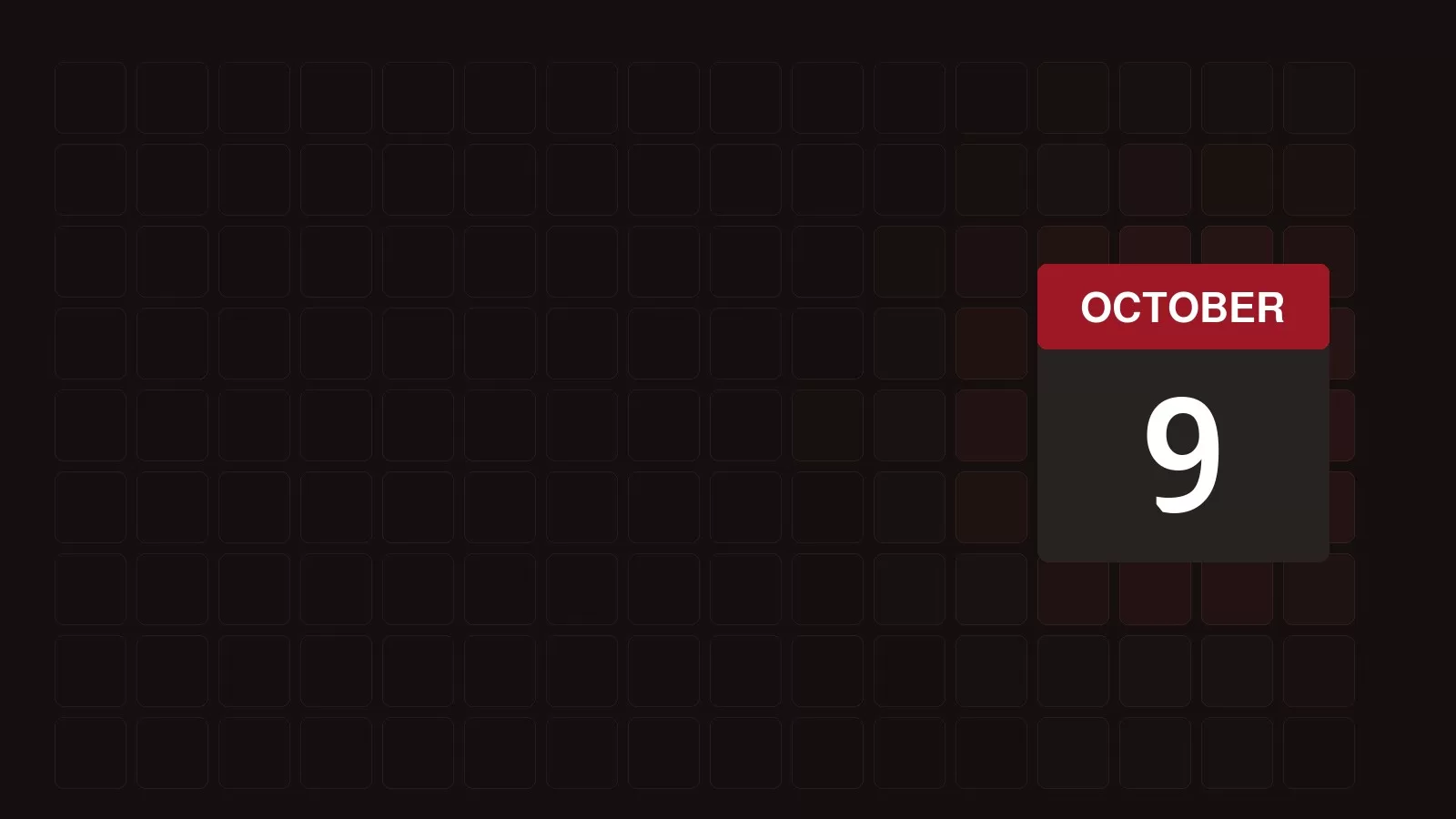 9 October
